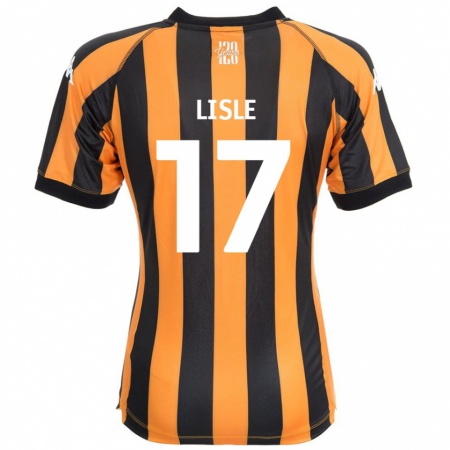 Kandiny Hombre Camiseta Mary Lisle #17 Negro Ámbar 1ª Equipación 2024/25 La Camisa Chile