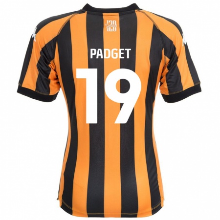 Kandiny Hombre Camiseta Bethany Padget #19 Negro Ámbar 1ª Equipación 2024/25 La Camisa Chile