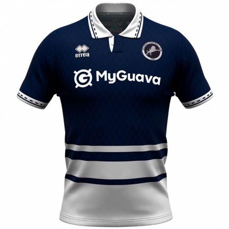 Kandiny Hombre Camiseta Tom Leahy #29 Azul Marino Blanco 1ª Equipación 2024/25 La Camisa Chile