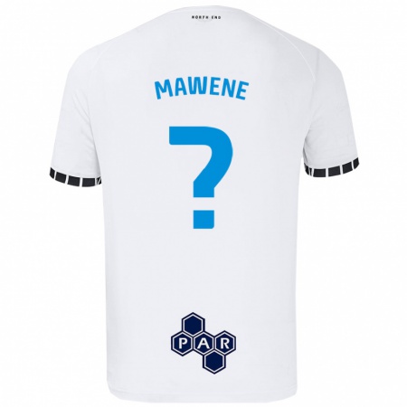 Kandiny Hombre Camiseta Theo Mawene #0 Blanco 1ª Equipación 2024/25 La Camisa Chile