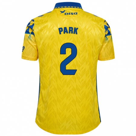 Kandiny Hombre Camiseta Marvin Park #2 Amarillo Azul 1ª Equipación 2024/25 La Camisa Chile