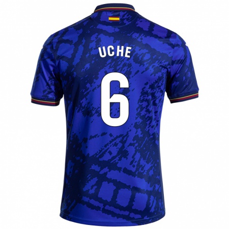 Kandiny Hombre Camiseta Chrisantus Uche #6 Azul Más Oscuro 1ª Equipación 2024/25 La Camisa Chile