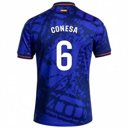 Kandiny Hombre Camiseta Nico Conesa #6 Azul Más Oscuro 1ª Equipación 2024/25 La Camisa Chile