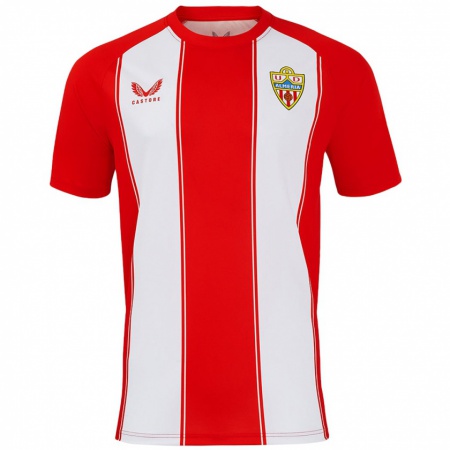 Kandiny Hombre Camiseta Rubén Quintanilla #0 Rojo Blanco 1ª Equipación 2024/25 La Camisa Chile