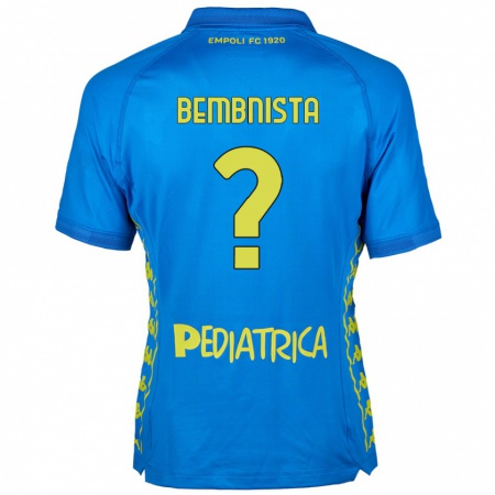 Kandiny Hombre Camiseta Dawid Bembnista #0 Azul 1ª Equipación 2024/25 La Camisa Chile