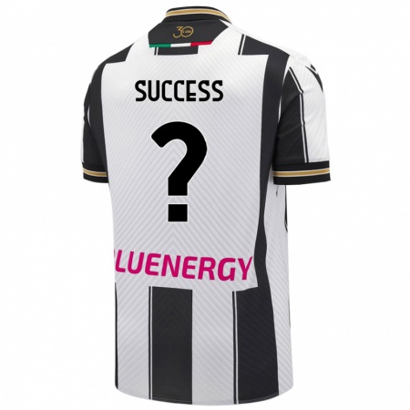 Kandiny Hombre Camiseta Isaac Success #0 Blanco Negro 1ª Equipación 2024/25 La Camisa Chile