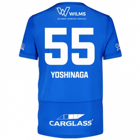 Kandiny Hombre Camiseta Yumeki Yoshinaga #55 Azul 1ª Equipación 2024/25 La Camisa Chile