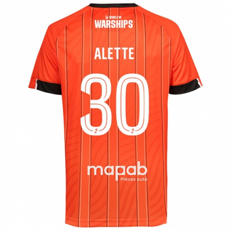 Kandiny Hombre Camiseta Gaël Alette #30 Naranja 1ª Equipación 2024/25 La Camisa Chile