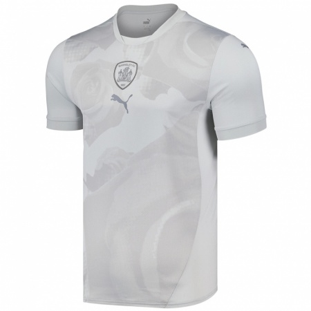 Kandiny Hombre Camiseta Bayley Mccann #41 Gris Plata 2ª Equipación 2024/25 La Camisa Chile