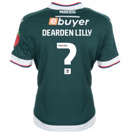 Kandiny Hombre Camiseta Jessica Dearden-Lilly #0 Verde Oscuro 2ª Equipación 2024/25 La Camisa Chile