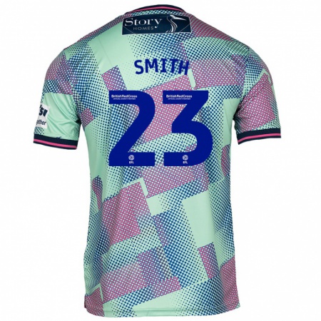 Kandiny Hombre Camiseta Jude Smith #23 Verde 2ª Equipación 2024/25 La Camisa Chile