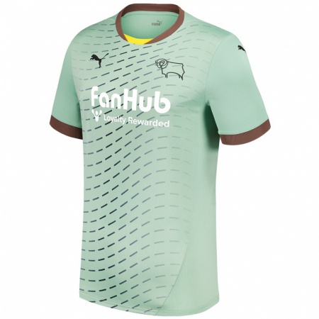 Kandiny Hombre Camiseta Harvey Rees #0 Verde Pálido 2ª Equipación 2024/25 La Camisa Chile