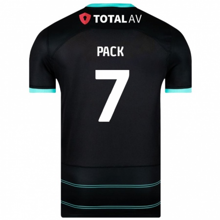 Kandiny Hombre Camiseta Marlon Pack #7 Negro 2ª Equipación 2024/25 La Camisa Chile