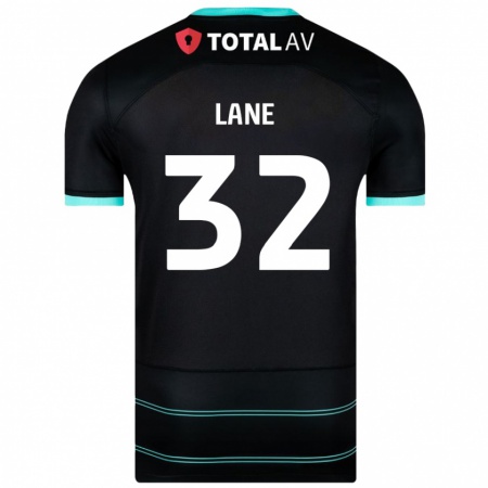 Kandiny Hombre Camiseta Paddy Lane #32 Negro 2ª Equipación 2024/25 La Camisa Chile