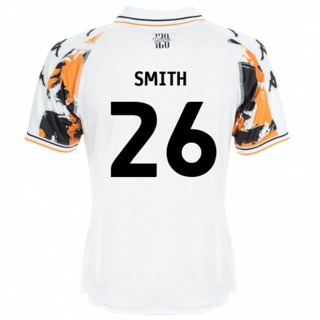 Kandiny Hombre Camiseta Andy Smith #26 Blanco 2ª Equipación 2024/25 La Camisa Chile