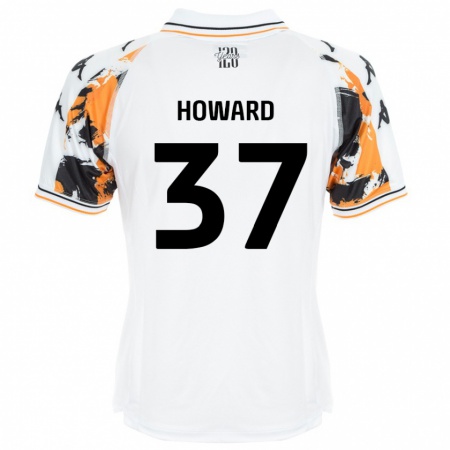 Kandiny Hombre Camiseta Scarlet Howard #37 Blanco 2ª Equipación 2024/25 La Camisa Chile