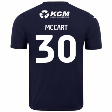 Kandiny Hombre Camiseta Jamie Mccart #30 Azul Marino 2ª Equipación 2024/25 La Camisa Chile