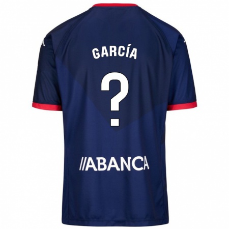 Kandiny Hombre Camiseta Pablo García #0 Azul Marino 2ª Equipación 2024/25 La Camisa Chile