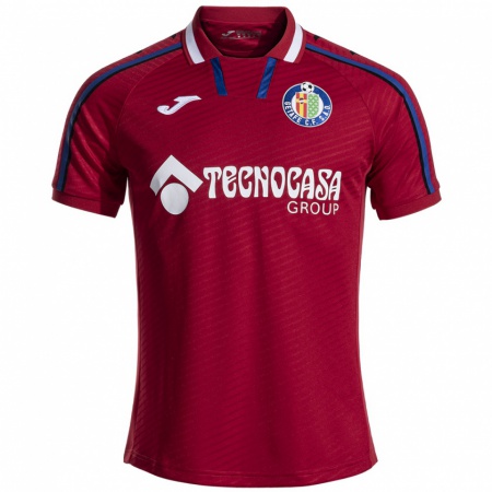 Kandiny Hombre Camiseta Ismael Fernández #19 Rojo Oscuro 2ª Equipación 2024/25 La Camisa Chile