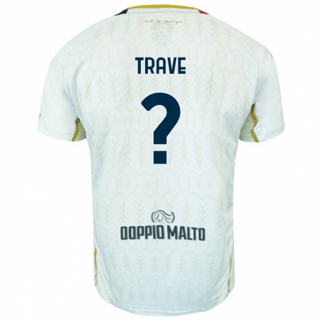 Kandiny Hombre Camiseta Robert Trave #0 Blanco 2ª Equipación 2024/25 La Camisa Chile