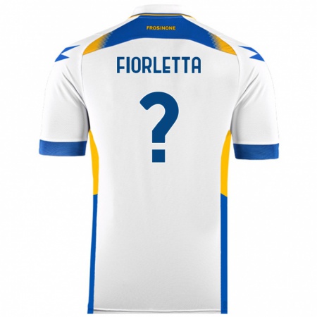 Kandiny Hombre Camiseta Gianmarco Fiorletta #0 Blanco 2ª Equipación 2024/25 La Camisa Chile