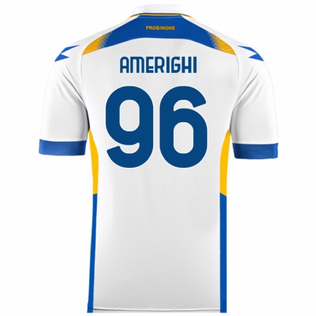 Kandiny Hombre Camiseta Igor Amerighi #96 Blanco 2ª Equipación 2024/25 La Camisa Chile