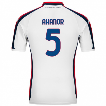 Kandiny Hombre Camiseta Honest Ahanor #5 Blanco 2ª Equipación 2024/25 La Camisa Chile