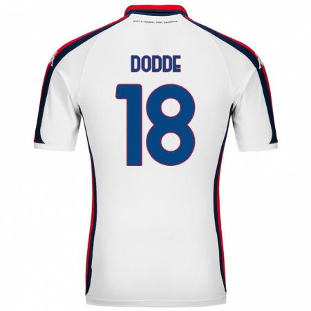 Kandiny Hombre Camiseta Filippo Dodde #18 Blanco 2ª Equipación 2024/25 La Camisa Chile