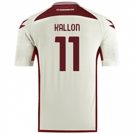 Kandiny Hombre Camiseta Yayah Kallon #11 Color Crema 2ª Equipación 2024/25 La Camisa Chile