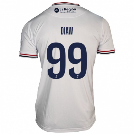 Kandiny Hombre Camiseta Mory Diaw #99 Blanco 2ª Equipación 2024/25 La Camisa Chile