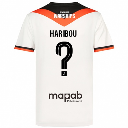 Kandiny Hombre Camiseta Samir Haribou #0 Blanco 2ª Equipación 2024/25 La Camisa Chile