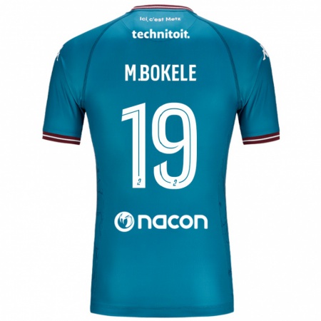 Kandiny Hombre Camiseta Morgan Bokele #19 Azul Petróleo 2ª Equipación 2024/25 La Camisa Chile