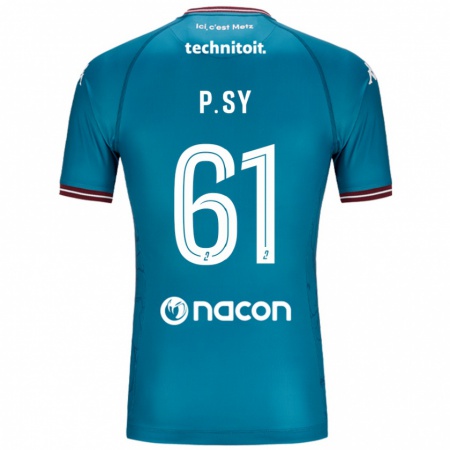 Kandiny Hombre Camiseta Pape Sy #61 Azul Petróleo 2ª Equipación 2024/25 La Camisa Chile