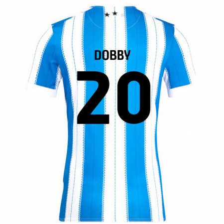 Kandiny Mujer Camiseta Sarah Dobby #20 Azul Blanco 1ª Equipación 2024/25 La Camisa Chile