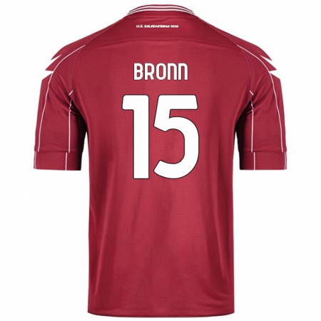 Kandiny Mujer Camiseta Dylan Bronn #15 Borgoña 1ª Equipación 2024/25 La Camisa Chile