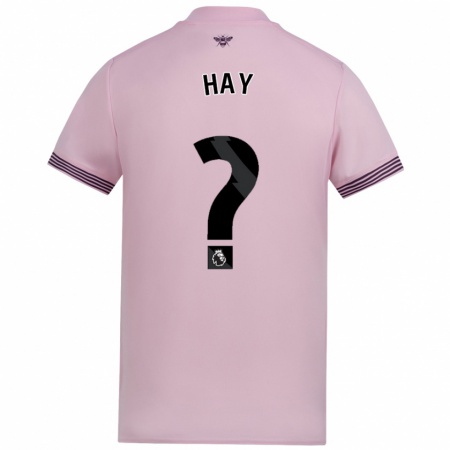 Kandiny Mujer Camiseta Ashley Hay #0 Rosa 2ª Equipación 2024/25 La Camisa Chile