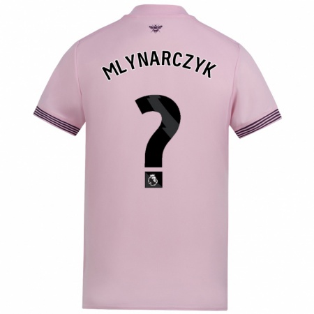 Kandiny Mujer Camiseta Adam Mlynarczyk #0 Rosa 2ª Equipación 2024/25 La Camisa Chile