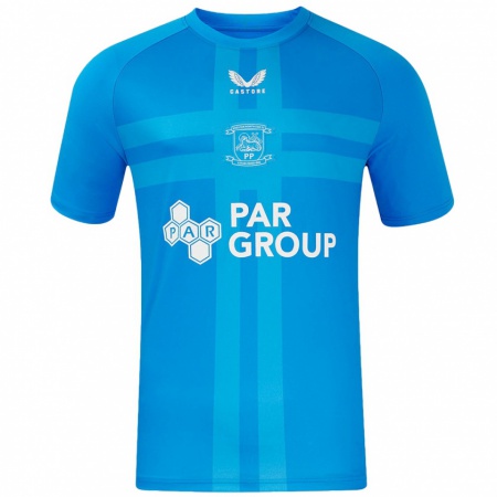 Kandiny Mujer Camiseta Emily Hollinshead #10 Azul Cielo 2ª Equipación 2024/25 La Camisa Chile