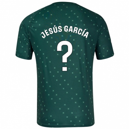 Kandiny Mujer Camiseta Jesús García #0 Verde Oscuro 2ª Equipación 2024/25 La Camisa Chile