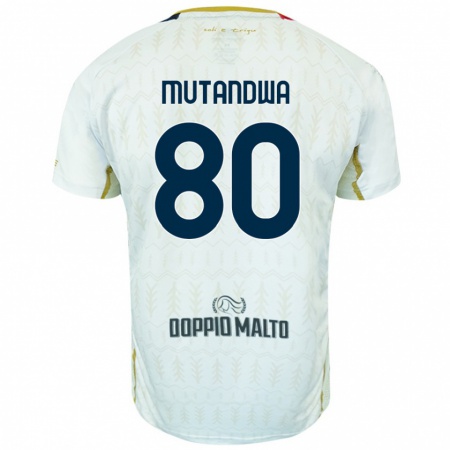 Kandiny Mujer Camiseta Kingstone Mutandwa #80 Blanco 2ª Equipación 2024/25 La Camisa Chile