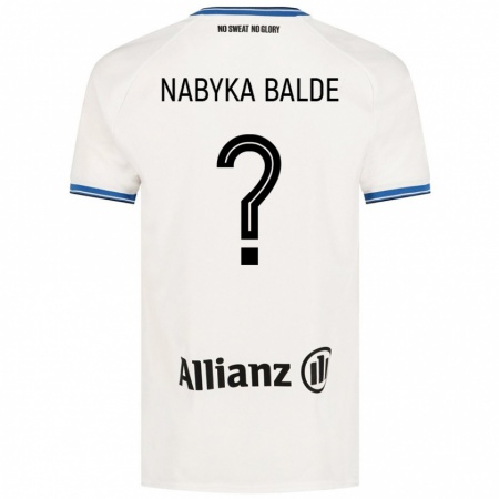 Kandiny Mujer Camiseta Mamadou Nabyka Balde #0 Blanco 2ª Equipación 2024/25 La Camisa Chile