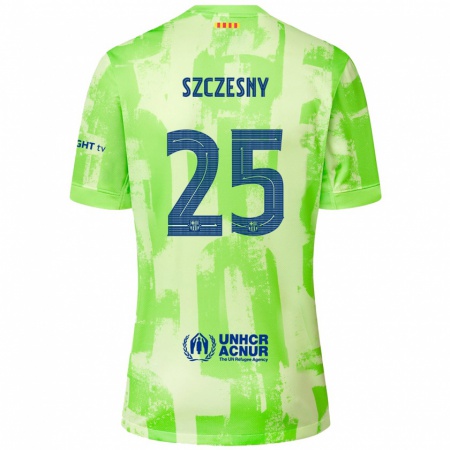 Kandiny Hombre Camiseta Wojciech Szczesny #25 Lima Equipación Tercera 2024/25 La Camisa Chile