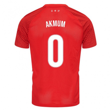 Mujer Fútbol Camiseta Reda Akmum #0 Rojo 1ª Equipación 2021/22 La Camisa Chile