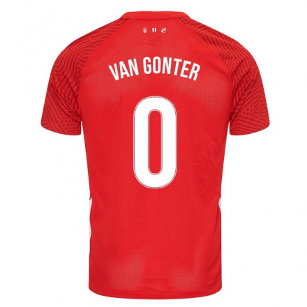 Mujer Fútbol Camiseta Ky-mani Van Gonter #0 Rojo 1ª Equipación 2021/22 La Camisa Chile