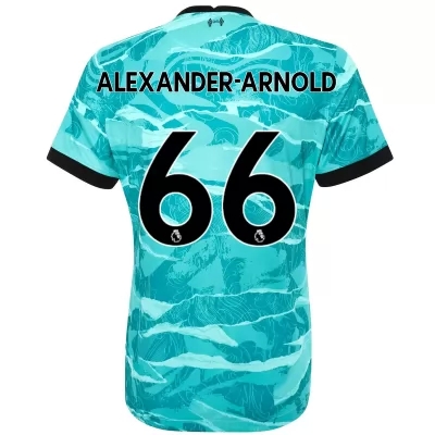 Mujer Fútbol Camiseta Trent Alexander-arnold #66 2ª Equipación Azul 2020/21 La Camisa Chile